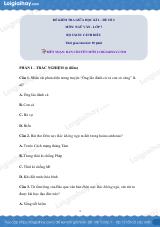 Đề thi giữa kì 2 Văn 6 Cánh diều - Đề số 2